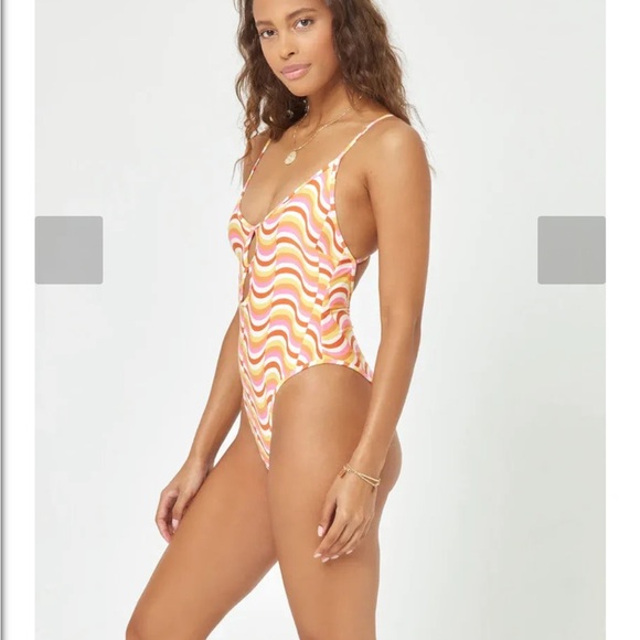 LSpace Clover Bitsy One Piece Size Medium - Picture 2 of 3